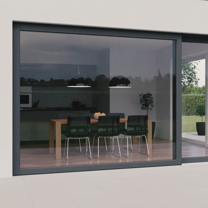 Aluminium sliding door